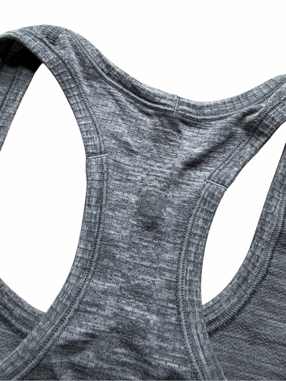 LULULEMON Athletica Gray Swiftly Racerback Tank Top Women's Size 4 Running Yoga - Picture 5 of 5